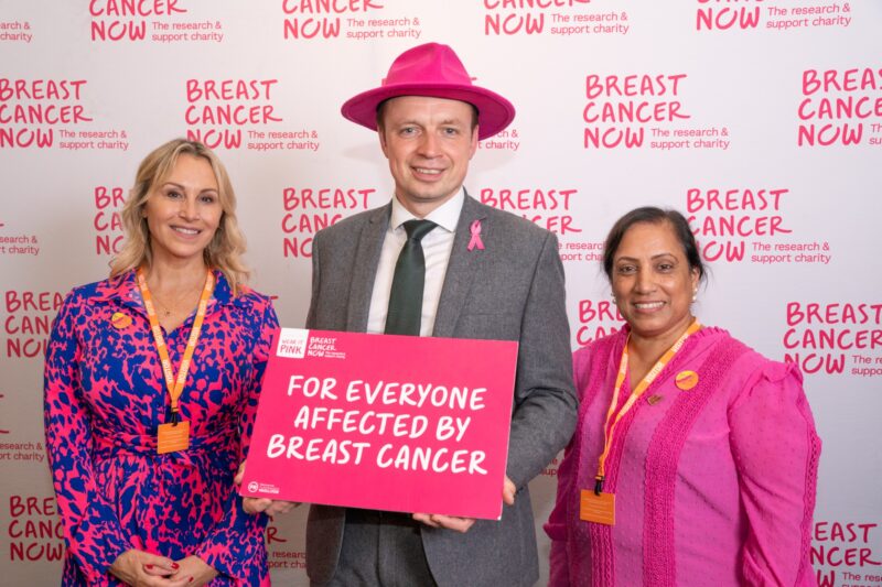 Darren Paffey MP wears it pink in Westminster. 