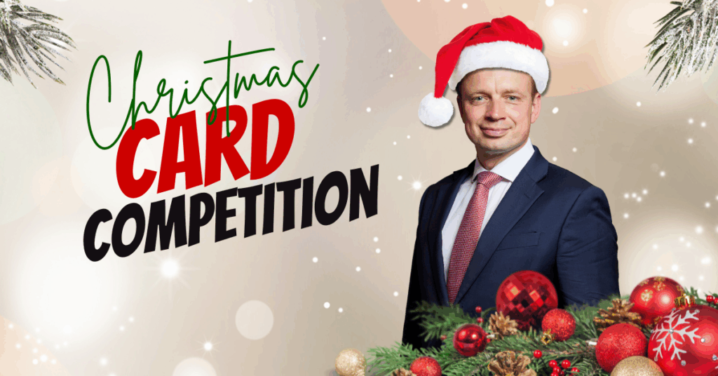 Darren's Christmas Card competition is open